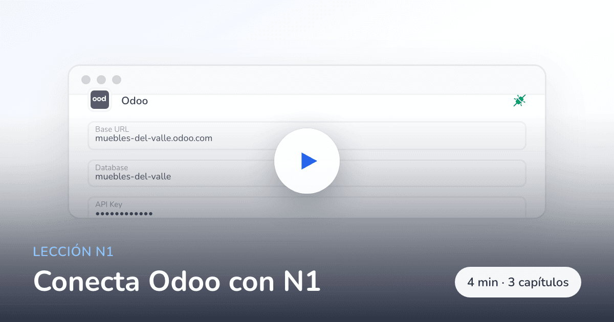 Conecta Odoo con N1