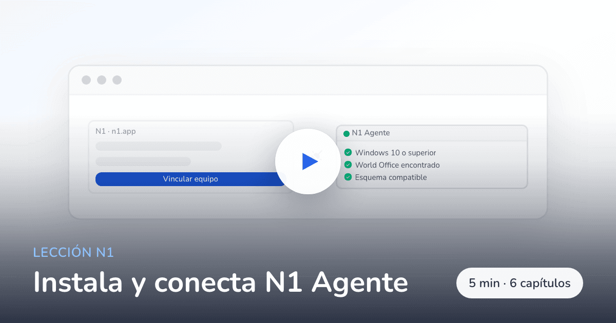Instala y conecta N1 Agente